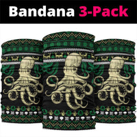 Octopus Cool Christmas Design Neck Gaiter Xmas Holiday Patterns - Wonder Print Shop