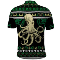 Octopus Cool Christmas Design Polo Shirt Xmas Holiday Patterns - Wonder Print Shop