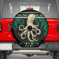 Octopus Cool Christmas Design Spare Tire Cover Xmas Holiday Patterns - Wonder Print Shop