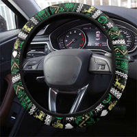 Octopus Cool Christmas Design Steering Wheel Cover Xmas Holiday Patterns - Wonder Print Shop