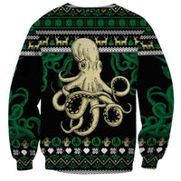 Octopus Cool Christmas Design Sweatshirt Xmas Holiday Patterns - Wonder Print Shop