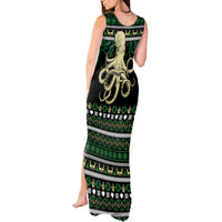 Octopus Cool Christmas Design Tank Maxi Dress Xmas Holiday Patterns - Wonder Print Shop