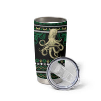 Octopus Cool Christmas Design Tumbler Cup Xmas Holiday Patterns - Wonder Print Shop