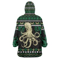 Octopus Cool Christmas Design Wearable Blanket Hoodie Xmas Holiday Patterns - Wonder Print Shop