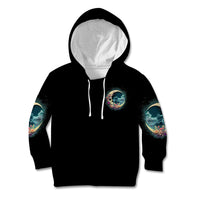 Hello Darkness My Old Friend Crescent Moon Skull Kid Hoodie - Wonder Print Shop