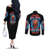 your-demons-hide-under-your-bed-thunder-skull-couples-matching-off-the-shoulder-long-sleeve-dress-and-long-sleeve-button-shirt