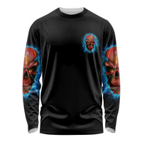 Your Demons Hide Under Your Bed Thunder Skull Long Sleeve Shirt - Wonder Print Shop