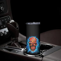 Your Demons Hide Under Your Bed Thunder Skull Skinny Tumbler - Wonder Print Shop