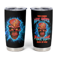Your Demons Hide Under Your Bed Thunder Skull Tumbler Cup - Wonder Print Shop