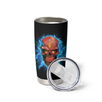 Your Demons Hide Under Your Bed Thunder Skull Tumbler Cup - Wonder Print Shop