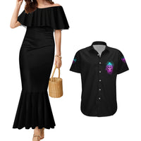 I'm A B Don't Try Me All Couples Matching Mermaid Dress and Hawaiian Shirt - Wonder Print Shop