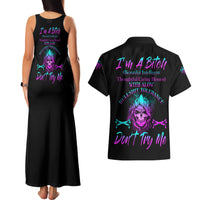 I'm A B Don't Try Me All Couples Matching Tank Maxi Dress and Hawaiian Shirt - Wonder Print Shop