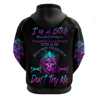 I'm A B Don't Try Me All Hoodie - Wonder Print Shop