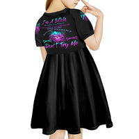 I'm A B Don't Try Me All Kid Short Sleeve Dress - Wonder Print Shop
