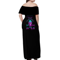 I'm A B Don't Try Me All Off Shoulder Maxi Dress - Wonder Print Shop
