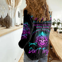 I'm A B Don't Try Me All Women Casual Shirt - Wonder Print Shop