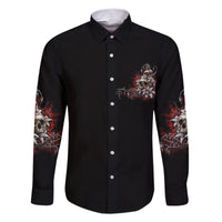 The Good Girl In Me Got Tired Skull Rose Family Matching Short Sleeve Bodycon Dress and Hawaiian Shirt - Wonder Print Shop