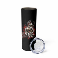 The Good Girl In Me Got Tired Skull Rose Skinny Tumbler - Wonder Print Shop