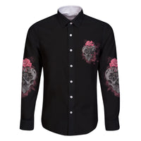 Warning This Tattooed Girl Family Matching Long Sleeve Bodycon Dress and Hawaiian Shirt - Wonder Print Shop