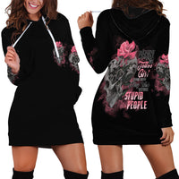 Warning This Tattooed Girl Hoodie Dress - Wonder Print Shop
