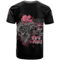 Warning This Tattooed Girl T Shirt - Wonder Print Shop