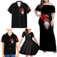 Piss Me Off I Will Family Matching Off Shoulder Maxi Dress and Hawaiian Shirt - Wonder Print Shop