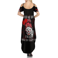 Piss Me Off I Will Summer Maxi Dress - Wonder Print Shop