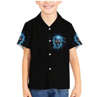 I'm Not Rude Mad Skull Family Matching Mermaid Dress and Hawaiian Shirt - Wonder Print Shop