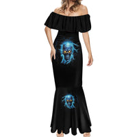 I'm Not Rude Mad Skull Mermaid Dress - Wonder Print Shop