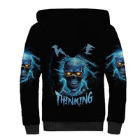 I'm Not Rude Mad Skull Sherpa Hoodie - Wonder Print Shop
