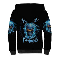 I'm Not Rude Mad Skull Sherpa Hoodie - Wonder Print Shop