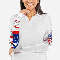 Custom American Flag Billiards Arm Sleeves with Ripped Design Pool Ball Graphic - Wonder Print Shop