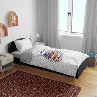 Custom American Flag Billiards Bedding Set with Ripped Design Pool Ball Graphic - Wonder Print Shop