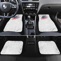 Custom American Flag Billiards Car Mats with Ripped Design Pool Ball Graphic - Wonder Print Shop