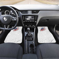Custom American Flag Billiards Car Mats with Ripped Design Pool Ball Graphic - Wonder Print Shop