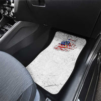 Custom American Flag Billiards Car Mats with Ripped Design Pool Ball Graphic - Wonder Print Shop