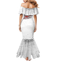 Custom American Flag Billiards Family Matching Mermaid Dress and Hawaiian Shirt with Ripped Design Pool Ball Graphic - Wonder Print Shop