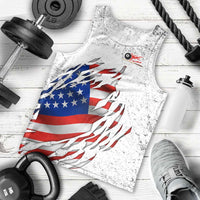 Custom American Flag Billiards Men Tank Top with Ripped Design Pool Ball Graphic - Wonder Print Shop