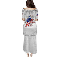 Custom American Flag Billiards Puletasi with Ripped Design Pool Ball Graphic - Wonder Print Shop