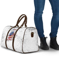 Custom American Flag Billiards Travel Bag with Ripped Design Pool Ball Graphic - Wonder Print Shop