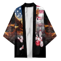 Custom Patriotic Eagle Bowling Kimono with American Flag Strike Design - Wonder Print Shop