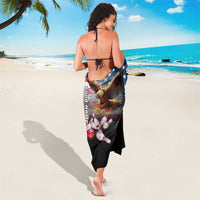 Custom Patriotic Eagle Bowling Sarong with American Flag Strike Design - Wonder Print Shop