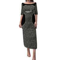 Custom Camouflage Bowling Puletasi with Red Strike Ball Graphic - Wonder Print Shop