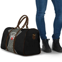Custom Camouflage Bowling Travel Bag with Red Strike Ball Graphic - Wonder Print Shop