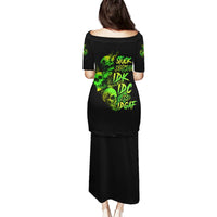 Stuck Between Idk Idc And Idgaf Skull Puletasi - Wonder Print Shop