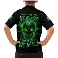 Heaven Don't Want Me Mad Skull Family Matching Mermaid Dress and Hawaiian Shirt - Wonder Print Shop