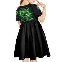 Heaven Don't Want Me Mad Skull Kid Short Sleeve Dress - Wonder Print Shop