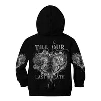 From Our First Kiss Till Our Last Breath Couple Kid Hoodie - Wonder Print Shop