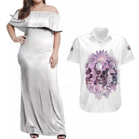 It's Okay If You Don't Like Me Couples Matching Off Shoulder Maxi Dress and Hawaiian Shirt - Wonder Print Shop