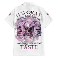 It's Okay If You Don't Like Me Family Matching Short Sleeve Bodycon Dress and Hawaiian Shirt - Wonder Print Shop